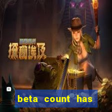 beta count has changed pt br