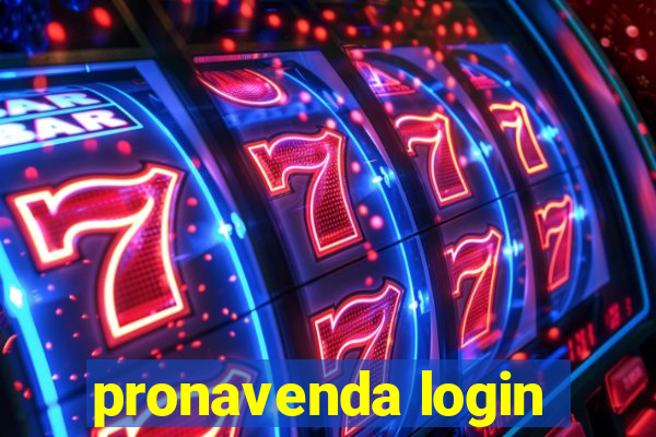 pronavenda login