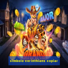 simbolo corinthians copiar