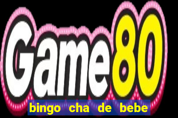 bingo cha de bebe cartelas para imprimir