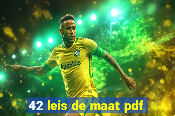 42 leis de maat pdf