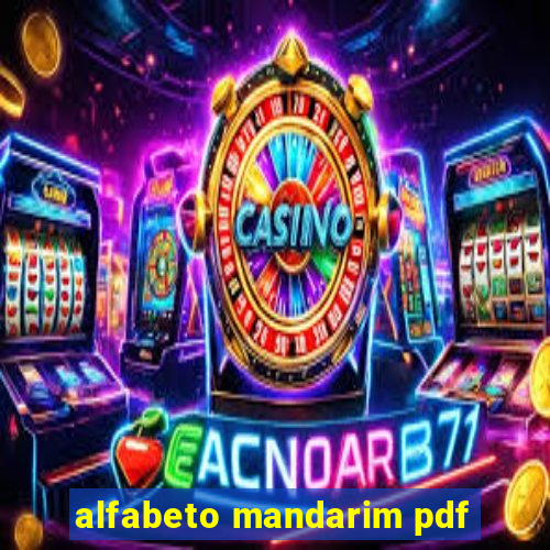 alfabeto mandarim pdf