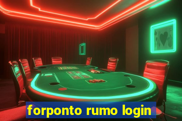 forponto rumo login