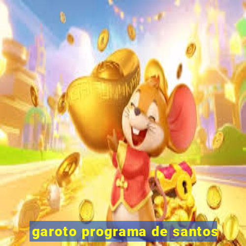 garoto programa de santos